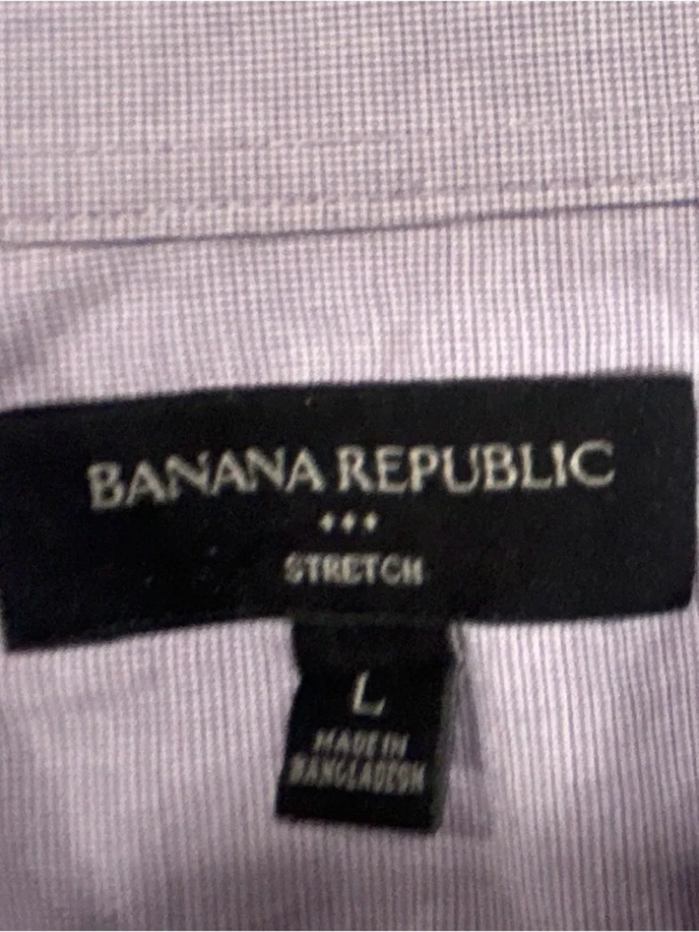 Banana Republic Men's Light Lavender Button-Down Shirt